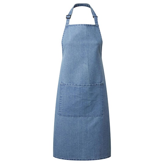 Fartuch Kelnerski Twill PW154 - Blue Denim (ca. Pantone 2166C)