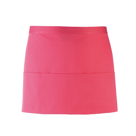 Fartuch Krotki Twill PW155 - Fuchsia (ca. Pantone 219C)