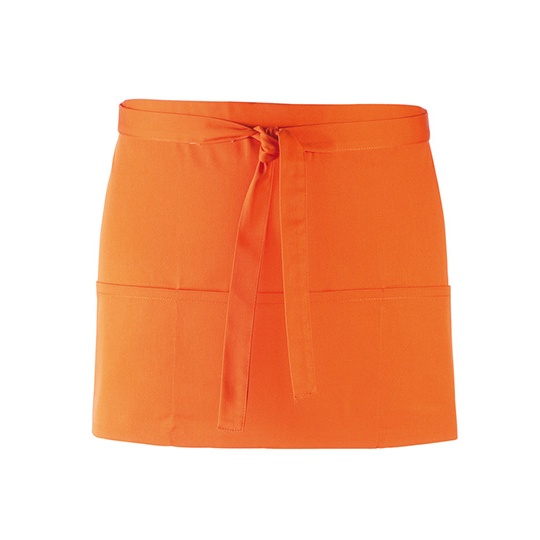 Fartuch Krotki Twill PW155 - Orange (ca. Pantone 1655C)