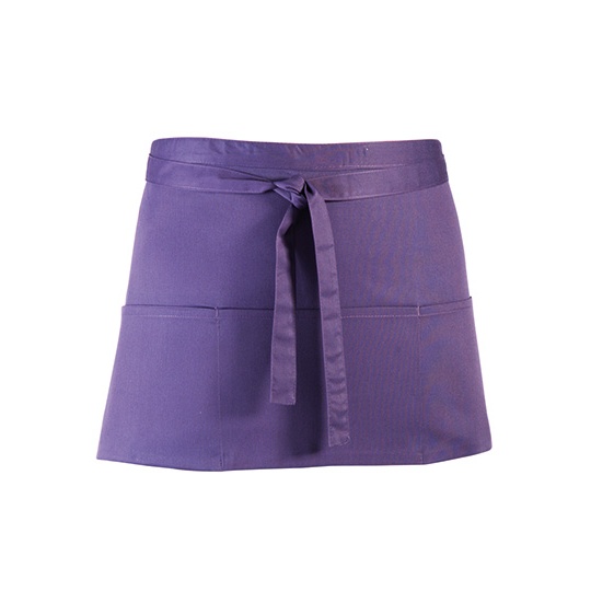 Fartuch Krotki Twill PW155 - Purple (ca. Pantone 269C)