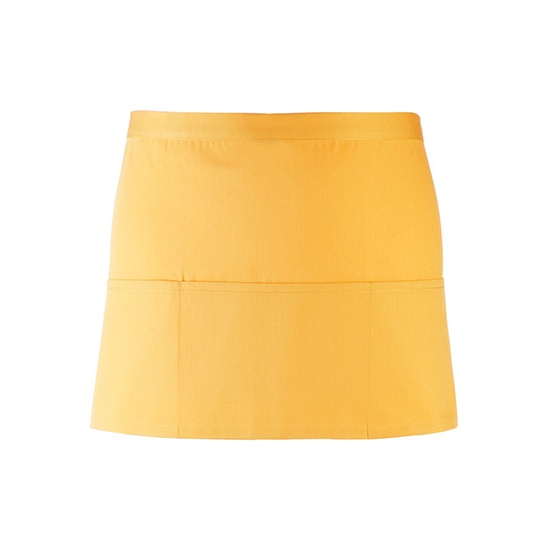 Fartuch Krotki Twill PW155 - Sunflower (ca. Pantone 136C)