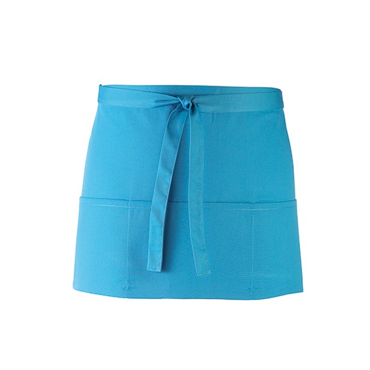 Fartuch Krotki Twill PW155 - Turquoise (ca. Pantone 312C)