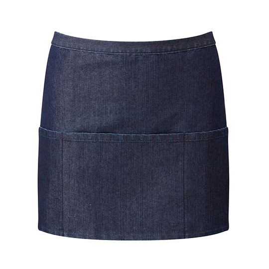 Fartuch Krotki Twill PW155 - Indigo Denim