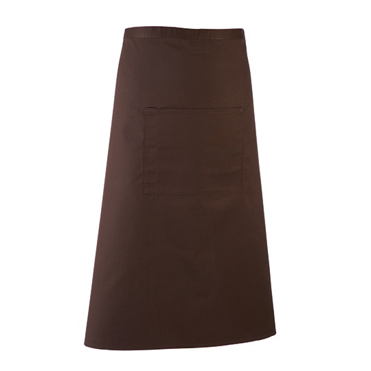 Fartuch Barowy Twill PW158 - Brown (ca. Pantone 476C)