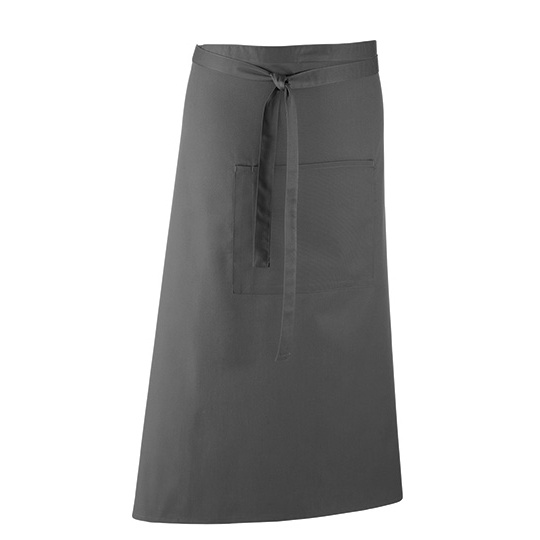 Fartuch Barowy Twill PW158 - Dark Grey (ca. Pantone 431C)