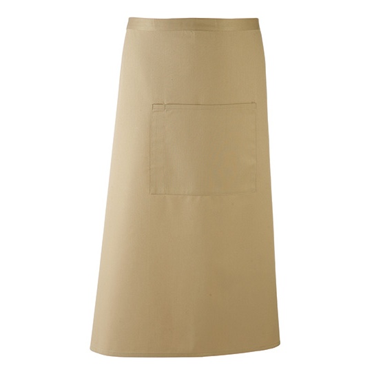 Fartuch Barowy Twill PW158 - Khaki (ca. Pantone 7503C)