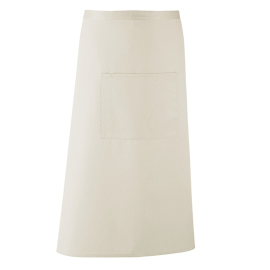 Fartuch Barowy Twill PW158 - Natural (ca. Pantone 1205C)