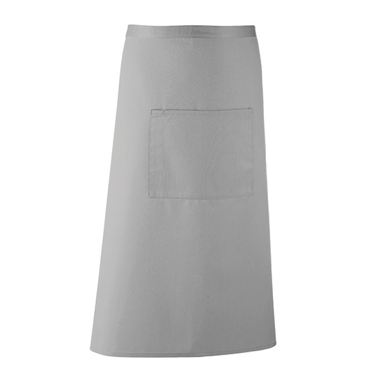 Fartuch Barowy Twill PW158 - Pale Grey (Silver) (ca. Pantone 428C)
