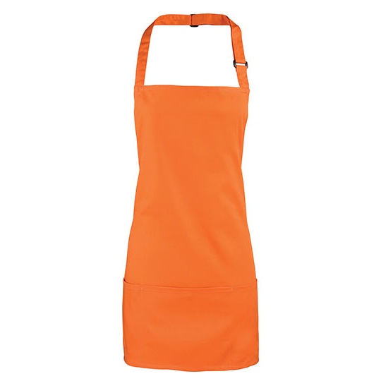Fartuch 2w1 Bawelna Twill PW159 - Orange (ca. Pantone 172C)