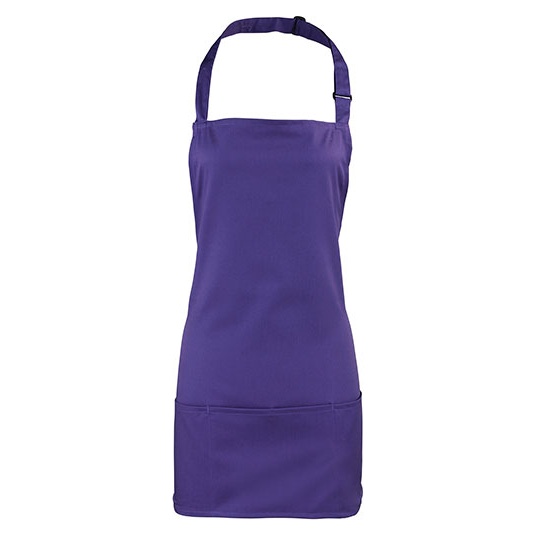 Fartuch 2w1 Bawelna Twill PW159 - Purple (ca. Pantone 7447C)