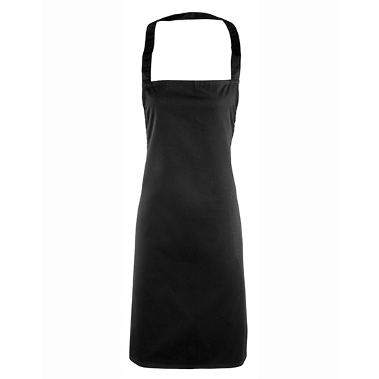 Fartuch Klasyczny Twill Poliester Bawelna PW165 - Black (ca. Pantone Black C)