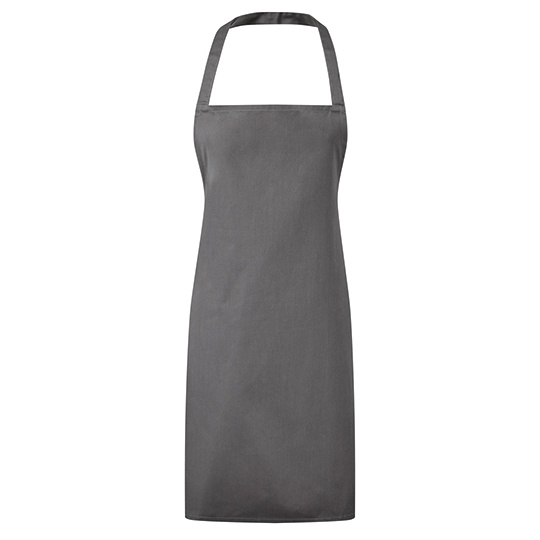 Fartuch Klasyczny Twill Poliester Bawelna PW165 - Dark Grey (ca. Pantone 425C)