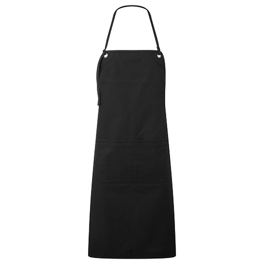 Fartuch Roboczy Plocienny PW181 - Black (ca. Pantone Black C)