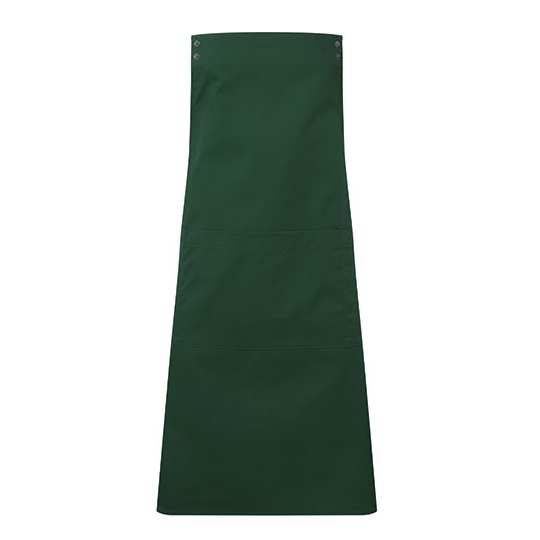 Fartuch Dlugi Poliester Bawelna Recykling PW190 - Bottle Green (ca. Pantone 7484C)