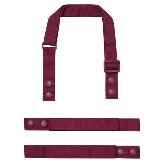 Pasek do fartucha regulowany poliester z recyklingu PW191 - Burgundy (ca. Pantone 209C)