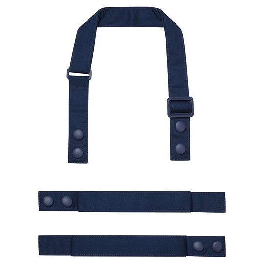 Pasek do fartucha regulowany poliester z recyklingu PW191 - Navy (ca. Pantone 533C)