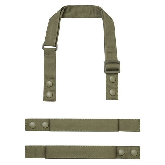 Pasek do fartucha regulowany poliester z recyklingu PW191 - Olive (ca. Pantone 7763C)
