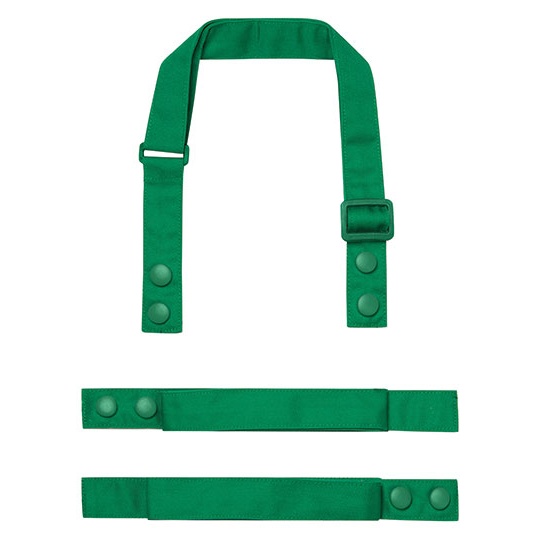Pasek do fartucha regulowany poliester z recyklingu PW191 - Emerald (ca. Pantone 7728C)