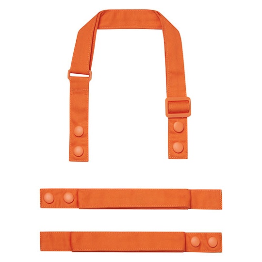 Pasek do fartucha regulowany poliester z recyklingu PW191 - Orange (ca. Pantone 172C)