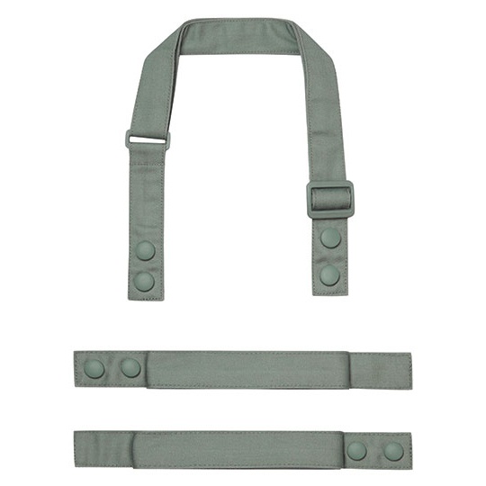 Pasek do fartucha regulowany poliester z recyklingu PW191 - Sage (ca. Pantone 5497C)