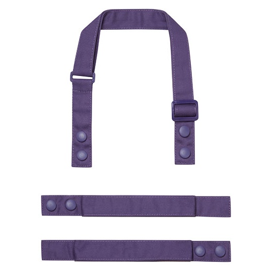 Pasek do fartucha regulowany poliester z recyklingu PW191 - Purple (ca. Pantone 7447C)