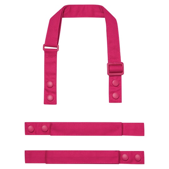 Pasek do fartucha regulowany poliester z recyklingu PW191 - Hot Pink (ca. Pantone 215C)