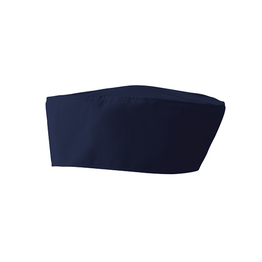 Czapka Kucharska z Plaskim Denkiem Elastyczny Tyl Odporna na Zagniecenia PW653 - Navy (ca. Pantone 2766C)