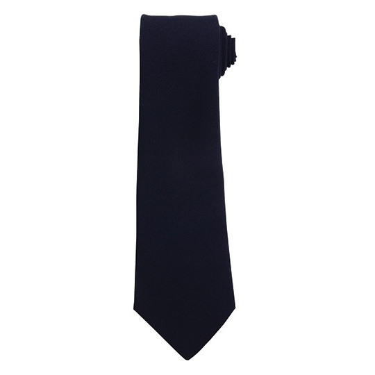 Krawat Meski Poliestrowy 8 cm PW700 - Navy (ca. Pantone 2766C)