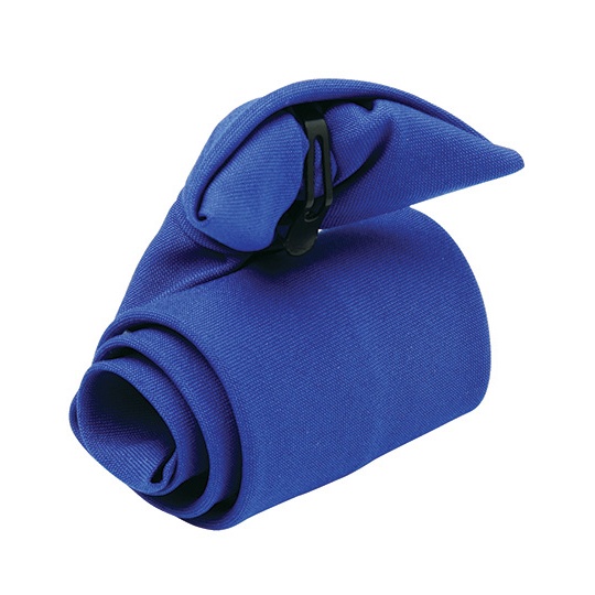 Krawat na klips Gladki Poliester PW710 - Royal (ca. Pantone 286C)
