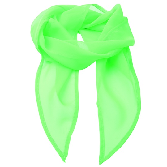 Szal Damski Szyfonowy PW740 - Apple (ca. Pantone 360C)