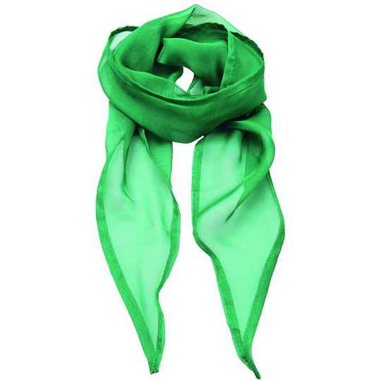 Szal Damski Szyfonowy PW740 - Emerald (ca. Pantone 341C)