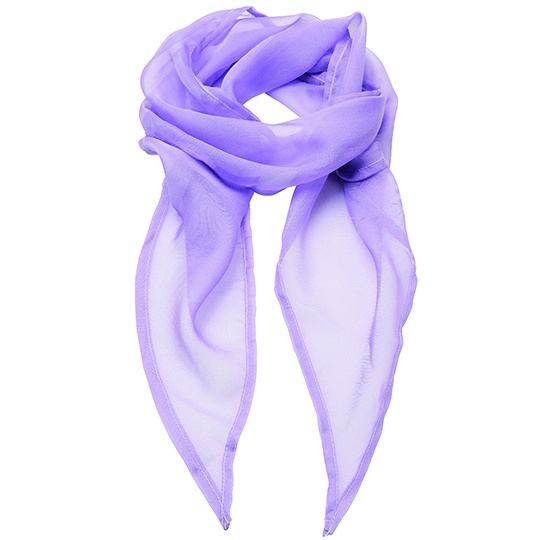 Szal Damski Szyfonowy PW740 - Lilac (ca. Pantone 264C)