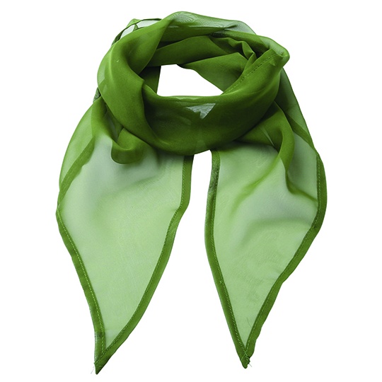 Szal Damski Szyfonowy PW740 - Oasis Green (ca. Pantone 371C)