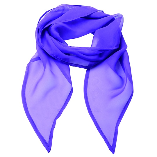 Szal Damski Szyfonowy PW740 - Rich Violet (ca. Pantone 2587C)