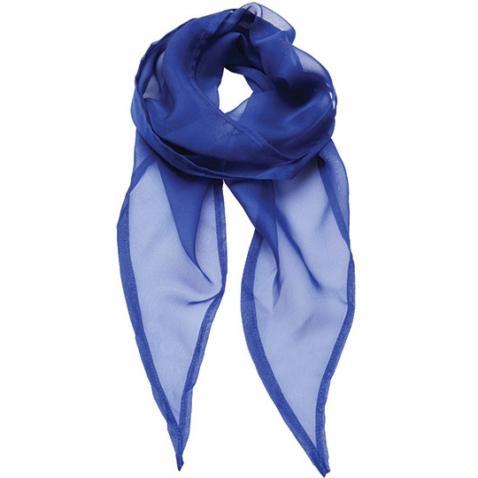 Szal Damski Szyfonowy PW740 - Royal (ca. Pantone 286C)