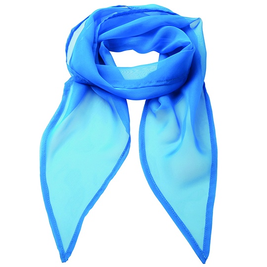 Szal Damski Szyfonowy PW740 - Sapphire (ca. Pantone 300C)