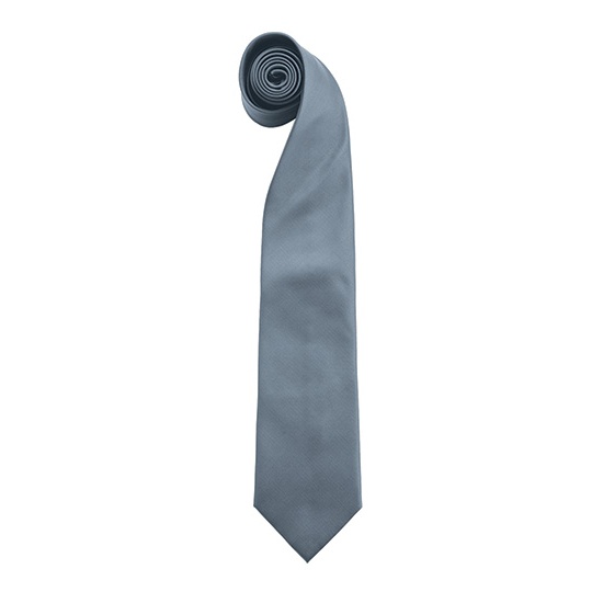 Krawat Klasyczny Poliester PW765 - Grey (ca. Pantone 431C)