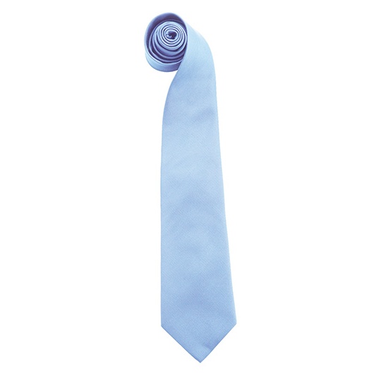 Krawat Klasyczny Poliester PW765 - Midblue (ca. Pantone 657C)