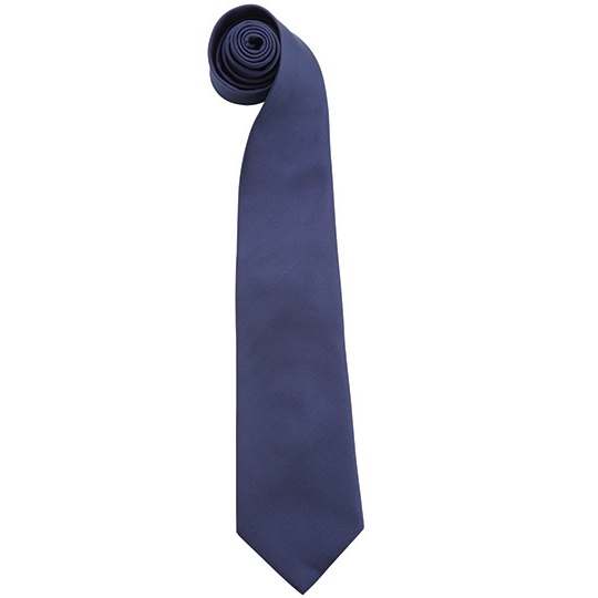 Krawat Klasyczny Poliester PW765 - Navy (ca. Pantone 533C)