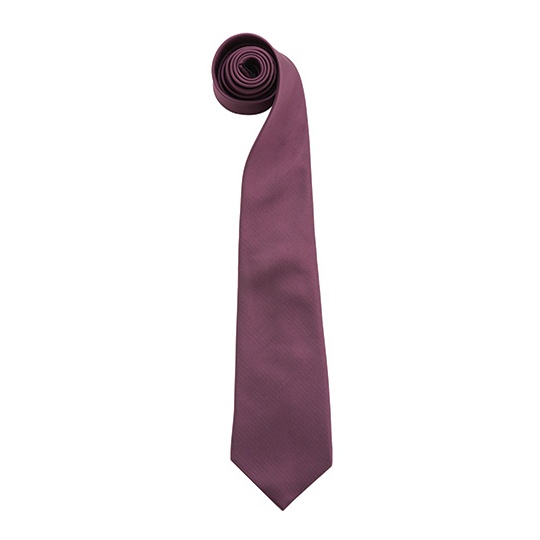 Krawat Klasyczny Poliester PW765 - Purple (ca. Pantone 518C)