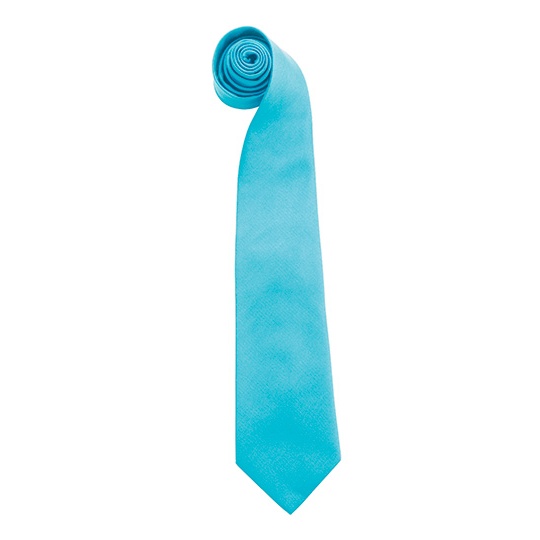 Krawat Klasyczny Poliester PW765 - Turquoise (ca. Pantone 7710C)