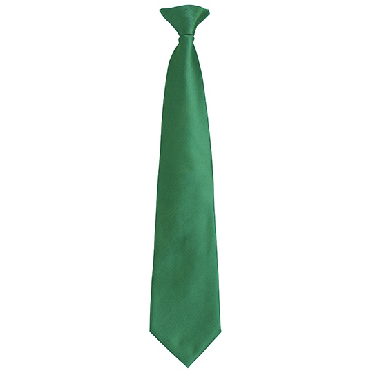 Krawat na klips poliester PW785 - Emerald (ca. Pantone 7734C)