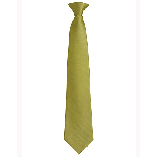 Krawat na klips poliester PW785 - Grass (ca. Pantone 7761C)