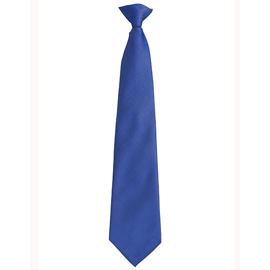Krawat na klips poliester PW785 - Royal (ca. Pantone 661C)