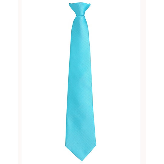 Krawat na klips poliester PW785 - Turquoise (ca. Pantone 7710C)