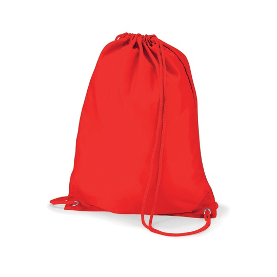 Worek Gimnastyczny Wodoodporny Poliester QD17 - Bright Red