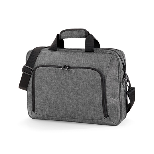 Torba na laptopa Poliester 17 cali QD268 - Grey Marl