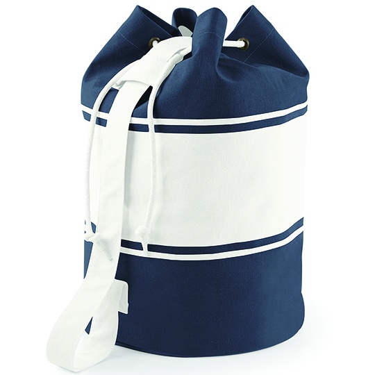 Torba Worek Bawelniana Plocienna QD27 - Navy & Off White