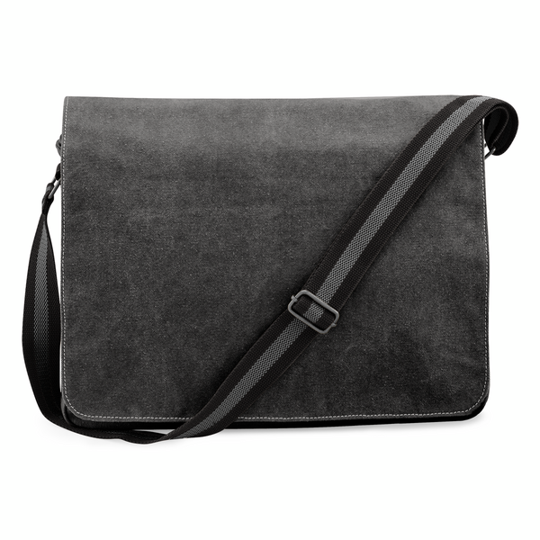 Torba płócienna na ramię QD610 - Vintage Black