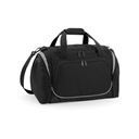 Torba Sportowa Poliestrowa QS277 - Black & Light Grey